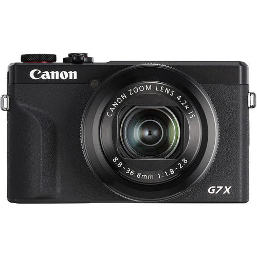 Canon PowerShot G7 X Mark III Black – 4K Vlogging Camera, 20.1MP, Wi-Fi, Bluetooth | Compact Digital Camera for YouTube & Content Creation