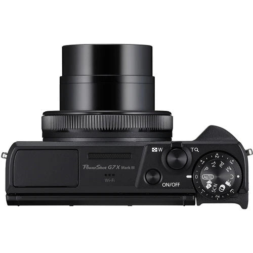 Canon PowerShot G7 X Mark III Black – 4K Vlogging Camera, 20.1MP, Wi-Fi, Bluetooth | Compact Digital Camera for YouTube & Content Creation
