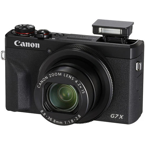 Canon PowerShot G7 X Mark III Black – 4K Vlogging Camera, 20.1MP, Wi-Fi, Bluetooth | Compact Digital Camera for YouTube & Content Creation