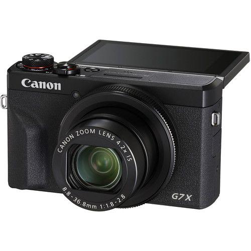 Canon PowerShot G7 X Mark III Black – 4K Vlogging Camera, 20.1MP, Wi-Fi, Bluetooth | Compact Digital Camera for YouTube & Content Creation